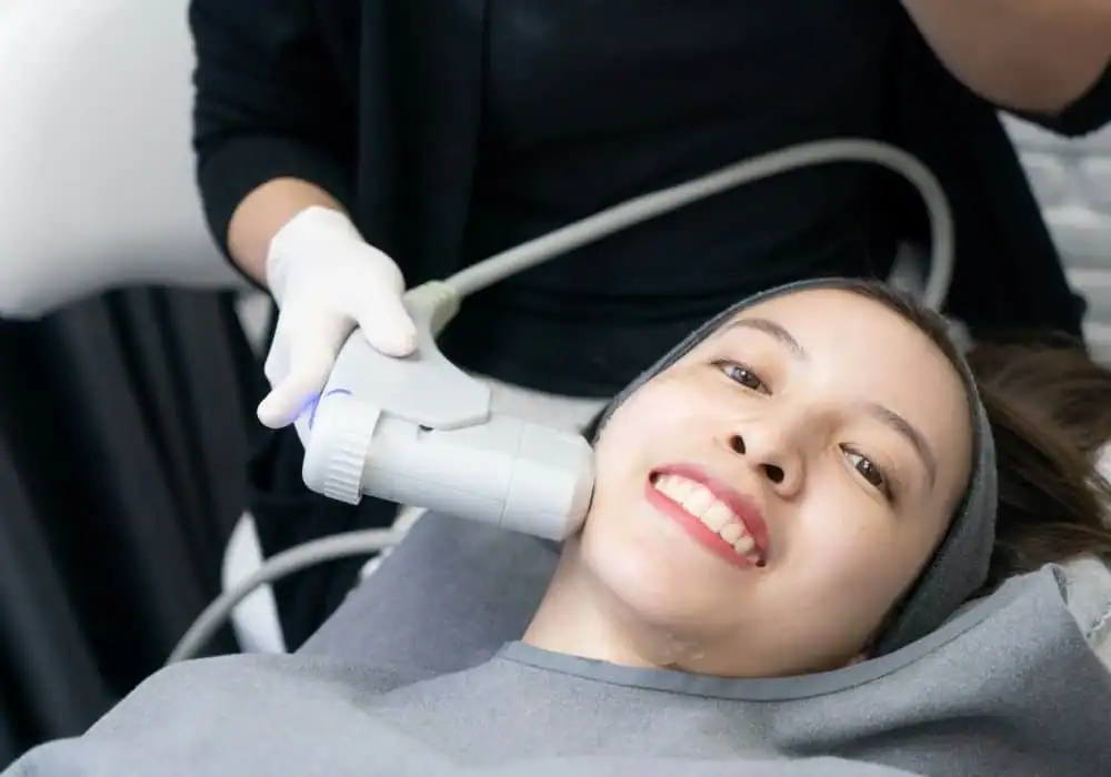 HIFU treatment Goadby in progress